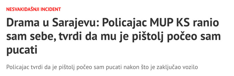 Bosnia-and-Herzegovina-avmp/Drama-u-Sarajevu_-Policajac-MUP-KS-ranio-sam-sebe-tvrdi-da-mu-