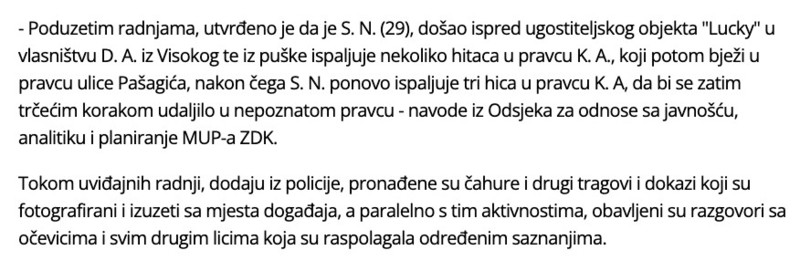 Bosnia-and-Herzegovina-avmp/Drama-u-Visokom_-Ispred-kafica-_Lucky_-29-godisnjak-pucao-iz-p_2