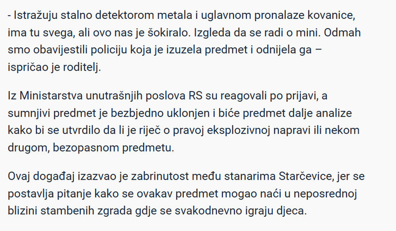 Bosnia-and-Herzegovina-avmp/Drama-u-bh.-gradu-Djeca-se-igrala-pa-pronasla-minu_2