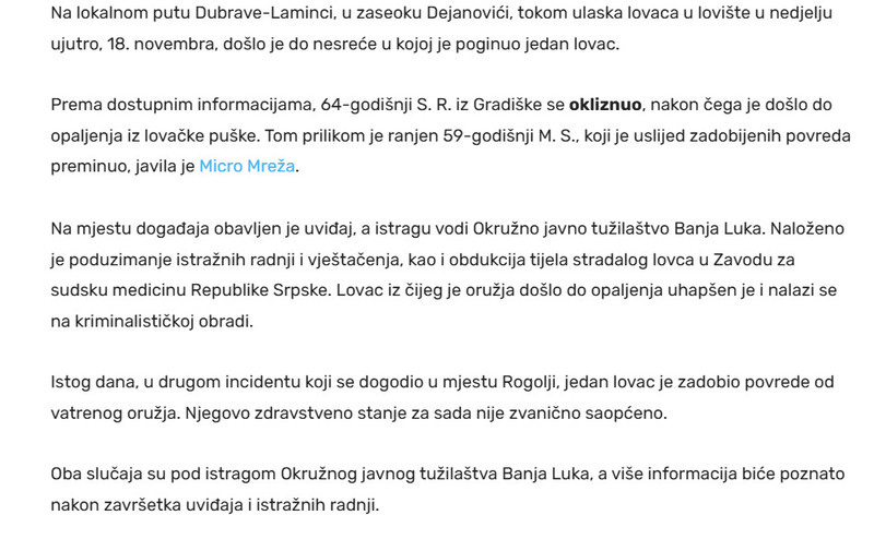 Bosnia-and-Herzegovina-avmp/Dva-incidenta-tokom-lova-jedan-lovac-poginuo-drugi-ranjen-_-Ra