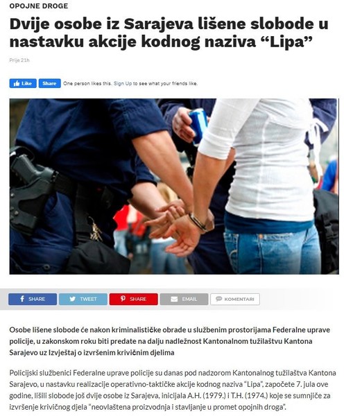 Bosnia-and-Herzegovina-avmp/Dvije-osobe-iz-Sarajeva-lisene-slobode-u-nastavku-akcije-kodno_1
