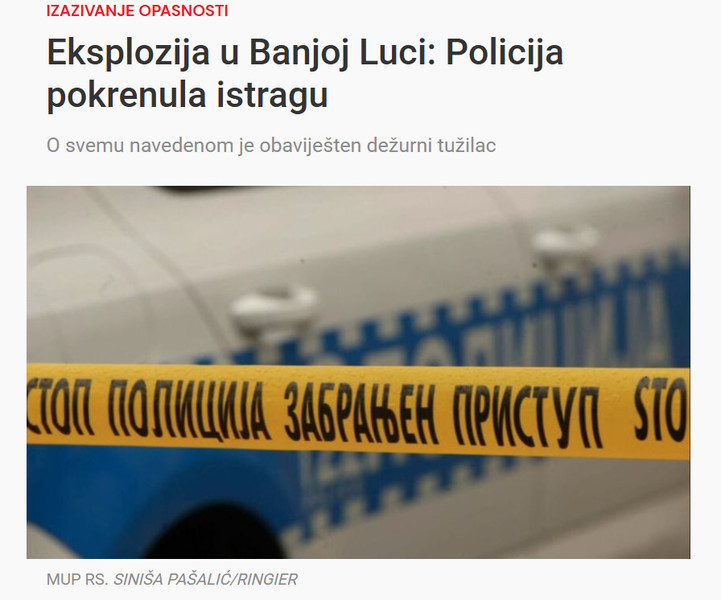 Bosnia-and-Herzegovina-avmp/Eksplozija-u-Banjoj-Luci-Policija-pokrenula-istragu_1