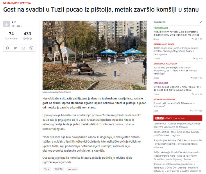 Bosnia-and-Herzegovina-avmp/Gost-na-svadbi-u-Tuzli-pucao-iz-pistolja-metak-zavrsio-komsiji