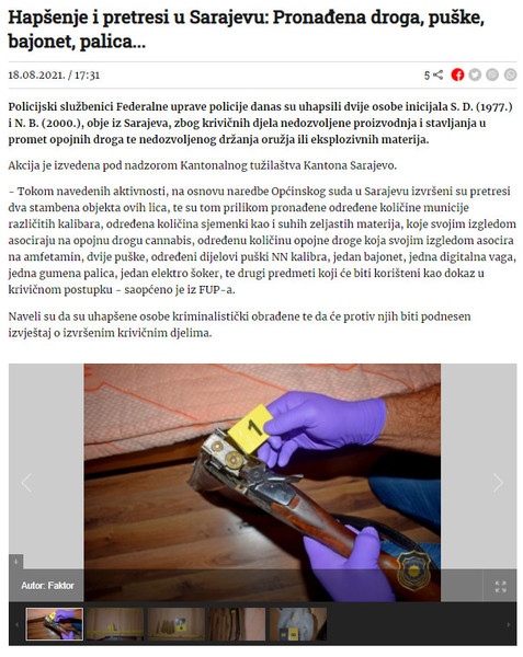 Bosnia-and-Herzegovina-avmp/Hapsenje-i-pretresi-u-Sarajevu_-Pronadena-droga-puske-bajonet-