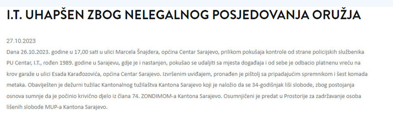 Bosnia-and-Herzegovina-avmp/I.T.-uhapsen-zbog-nelegalnog-posjedovanja-oruzja-_-Ministarst