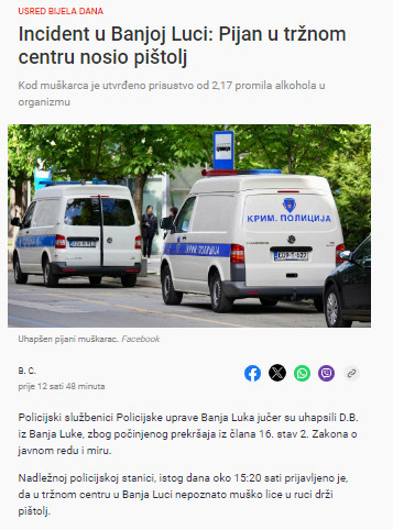 Bosnia-and-Herzegovina-avmp/Incident-u-Banjoj-Luci_-Pijan-u-trznom-centru-nosio-pistolj