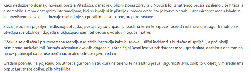 Bosnia-and-Herzegovina-avmp/Ispaljeni-hici-iz-vozila