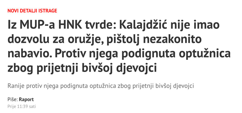 Bosnia-and-Herzegovina-avmp/Iz-MUP-a-HNK-tvrde_-Kalajdzic-nije-imao-dozvolu-za-oruzje-pist