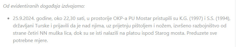 Bosnia-and-Herzegovina-avmp/Izvod-iz-biltena-dnevnih-dogadaja-za-protekla-24-sata--MUP-HNK_1