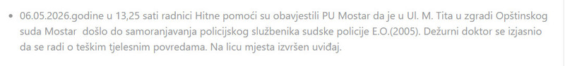 Bosnia-and-Herzegovina-avmp/Izvod-iz-biltena-dnevnih-dogadaja-za-protekla-24-sata_3