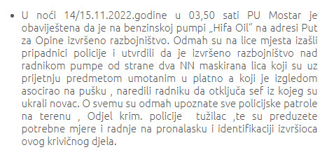 Bosnia-and-Herzegovina-avmp/Izvod-iz-biltena-dnevnih-dogadaja-za-protekla-24-sata