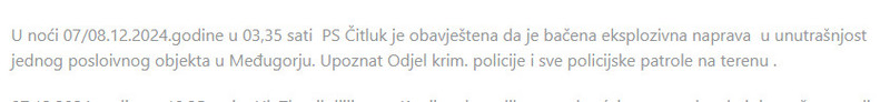 Bosnia-and-Herzegovina-avmp/Izvod-iz-biltena-dnevnih-dogadaja-za-protekli-vikend--MUP-HNK_2