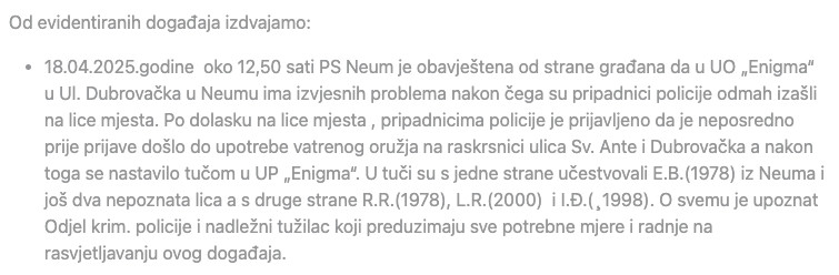 Bosnia-and-Herzegovina-avmp/Izvod-iz-biltena-dnevnih-dogadaja-za-protekli-vikend--MUP-HNK_8