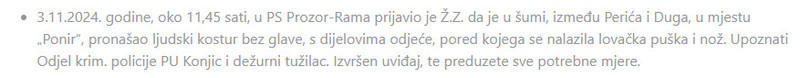 Bosnia-and-Herzegovina-avmp/Izvod-iz-biltena-dnevnih-dogadaja-za-protekli-vikend--MUP-HNK