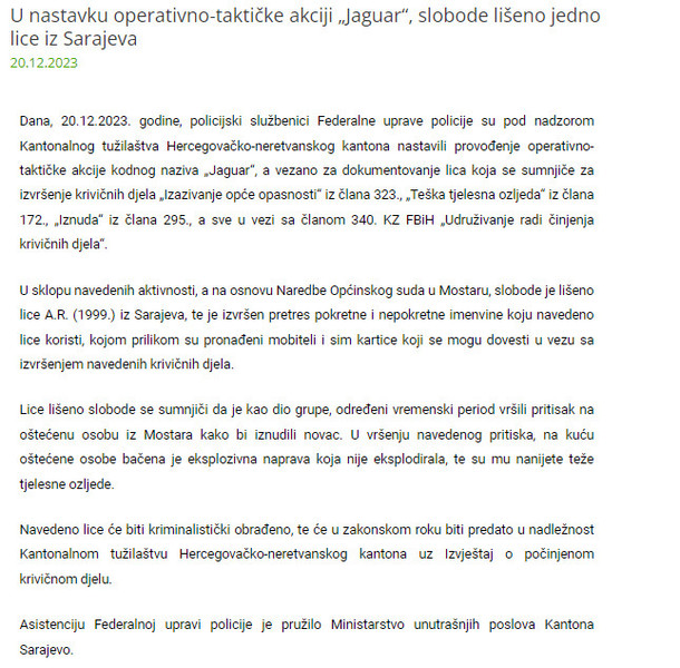 Bosnia-and-Herzegovina-avmp/Jaguar