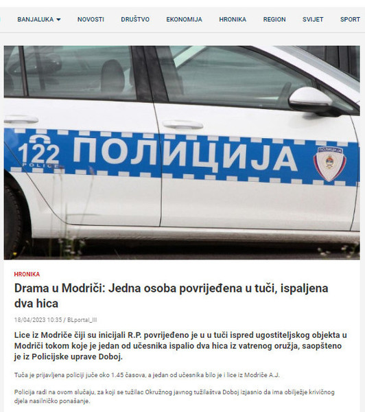 Bosnia-and-Herzegovina-avmp/Jedna-osoba-povredjena-u-tuci