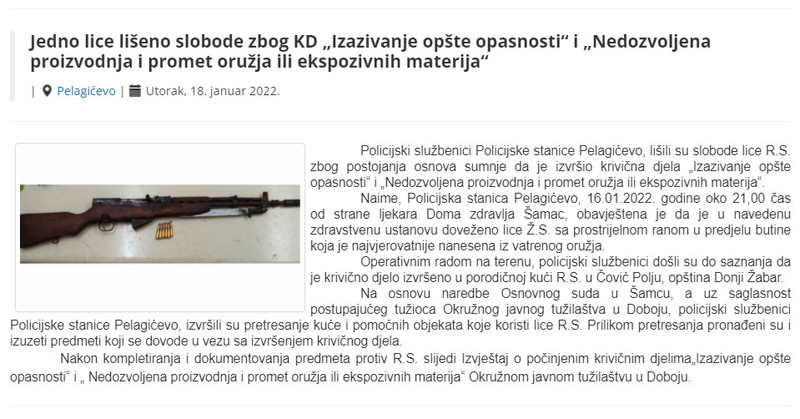 Bosnia-and-Herzegovina-avmp/Jedno-lice-liseno-slobode-zbog-KD-Izazivanje-opste-opasnosti-i