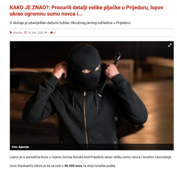 Bosnia-and-Herzegovina-avmp/KAKO-JE-ZNAO__-Procurili-detalji-velike-pljacke-u-Prijedoru-lo