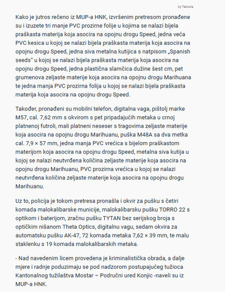 Bosnia-and-Herzegovina-avmp/Kod-46-godisnjaka-u-Prozor-Rami-pronadeni-droga-i-oruzje2