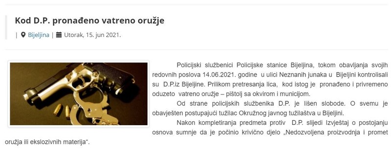 Bosnia-and-Herzegovina-avmp/Kod-D.P.-pronadeno-vatreno-oruzje