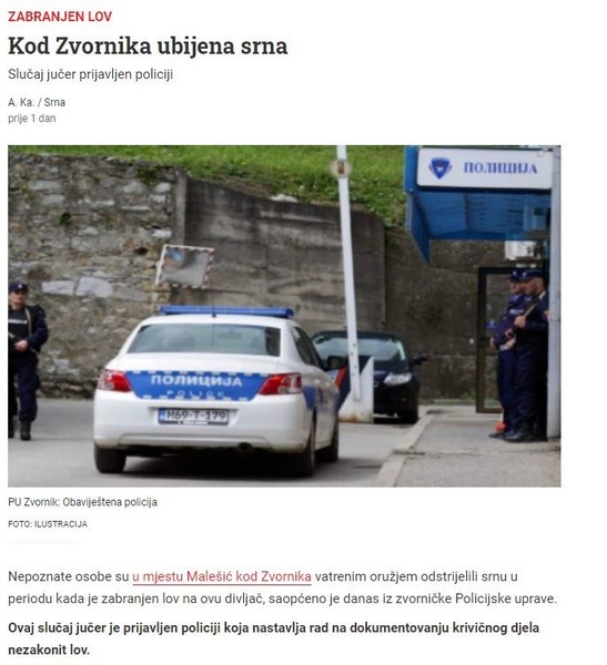 Bosnia-and-Herzegovina-avmp/Kod-Zvornika-ubijena-srna