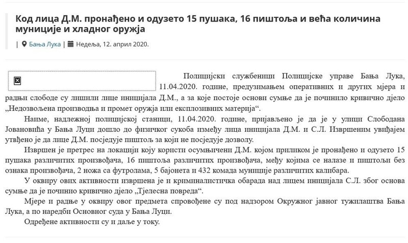 Bosnia-and-Herzegovina-avmp/Kod-lica-D.M.-pronadjeno-i-oduzeto-oruzje