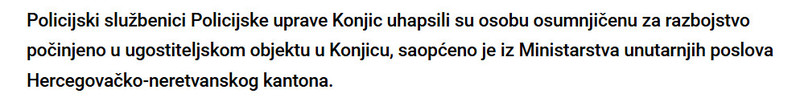 Bosnia-and-Herzegovina-avmp/Konjic-Prijetio-plinskim-pistoljem-pa-opljackao-ugostiteljski-objekat_1
