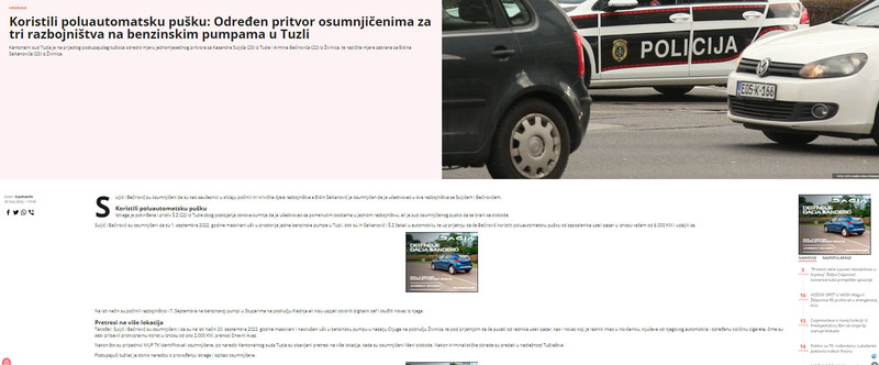 Bosnia-and-Herzegovina-avmp/Koristili-poluautomatsku-pusku_-Odreden-pritvor-osumnjicenima-_1