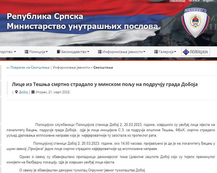 Bosnia-and-Herzegovina-avmp/Lice-iz-Tesnja-smrtno-stradalo