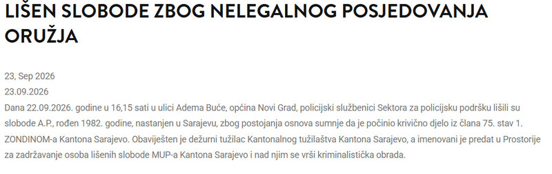Bosnia-and-Herzegovina-avmp/Lisen-slobode-zbog-nelegalnog-posjedovanja-oruzja_2