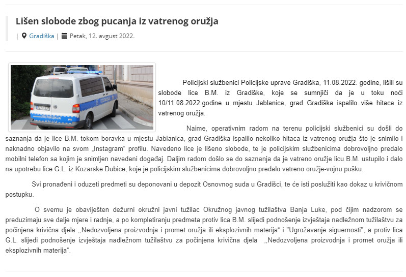 Bosnia-and-Herzegovina-avmp/Lisen-slobode-zbog-pucanja-iz-vatrenog-oruzja_2