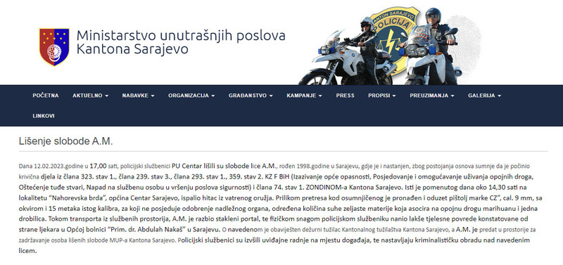 Bosnia-and-Herzegovina-avmp/Lisenje-slobode-A-M