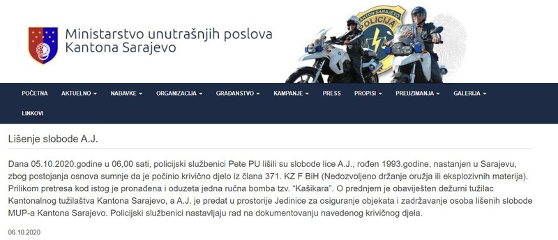Bosnia-and-Herzegovina-avmp/Lisenje-slobode-A.J.