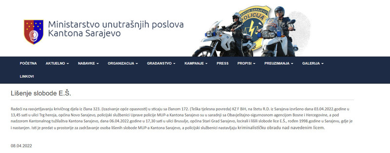 Bosnia-and-Herzegovina-avmp/Lisenje-slobode-E.S.-_-MUP