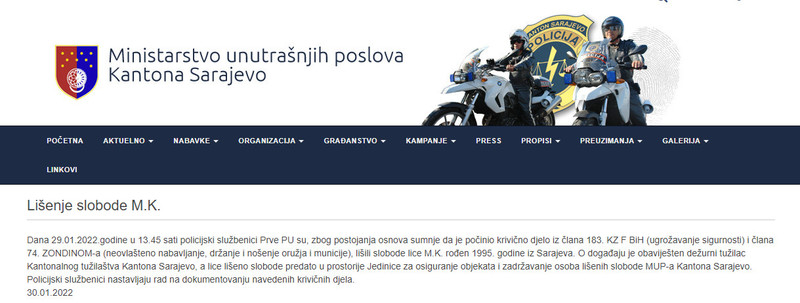 Bosnia-and-Herzegovina-avmp/Lisenje-slobode-M.K.-_-MUP_1
