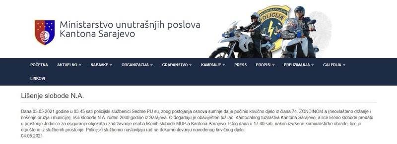 Bosnia-and-Herzegovina-avmp/Lisenje-slobode-N.A.-_-MUP