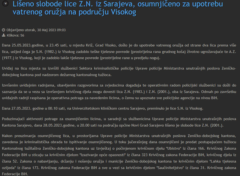 Bosnia-and-Herzegovina-avmp/Liseno-slobode-lice-Z.N.-iz-Sarajeva-osumnjiceno-za-upotrebu-