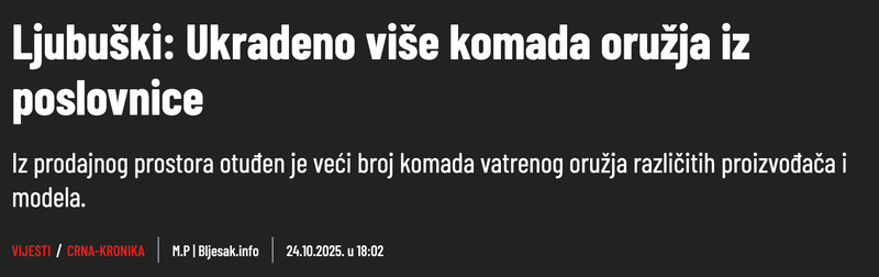 Bosnia-and-Herzegovina-avmp/Ljubuski_-Ukradeno-vise-komada-oruzja-iz-poslovnice