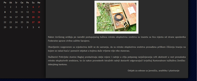 Bosnia-and-Herzegovina-avmp/Maglaj-minsko-eksplozivna-sredstva1