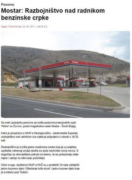 Bosnia-and-Herzegovina-avmp/Mostar_-Razbojnistvo-nad-radnikom-benzinske-crpke