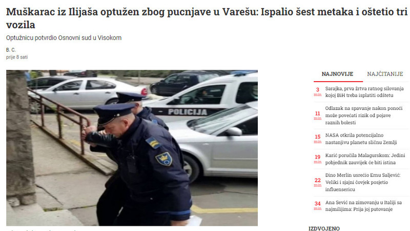 Bosnia-and-Herzegovina-avmp/Muskarac-iz-Ilijasa-optuzen-zbog-pucnjave-u-Varesu-ispalio-ses