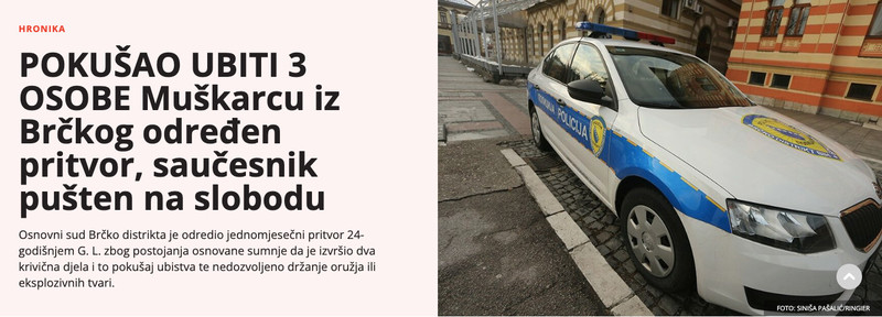 Bosnia-and-Herzegovina-avmp/Muskarcu-iz-Brckog-odreden-pritvor-zbog-pokusaja-ubistva
