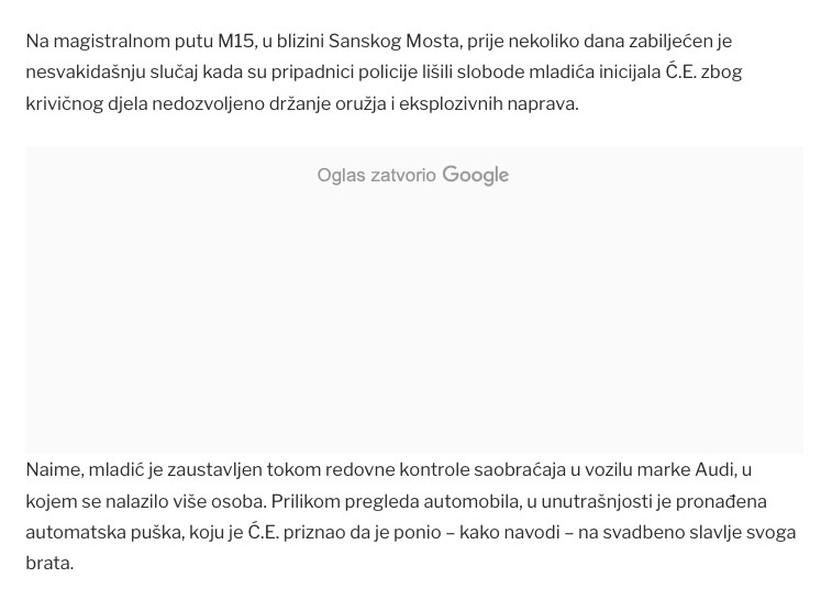 Bosnia-and-Herzegovina-avmp/Na-bratovu-svadbu-ponio-automatsku-pusku-pa-zavrsio-u-pritvoru