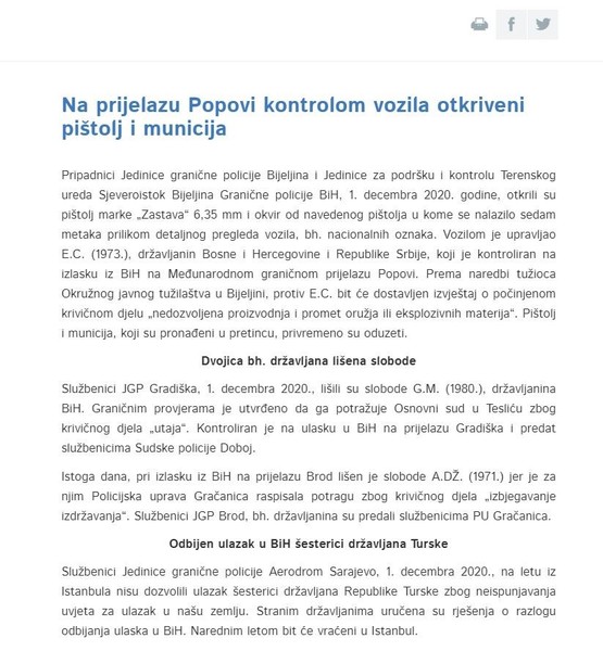 Bosnia-and-Herzegovina-avmp/Na-prijelazu-Popovi-kontrolom-vozila-otkriveni-pistolj-i-munic