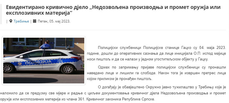 Bosnia-and-Herzegovina-avmp/Nedozvoljena-proizvodnja-promet-oruzja