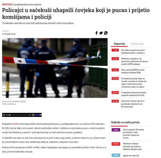 Bosnia-and-Herzegovina-avmp/Neighborhood-threatening-shooting