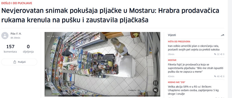 Bosnia-and-Herzegovina-avmp/Nevjerovatan-snimak-pokusaja-pljacke-u-Mostaru-Hrabra-prodavacica-rukama-krenula-na-pusku-i-zaustavila-pljackasa_1