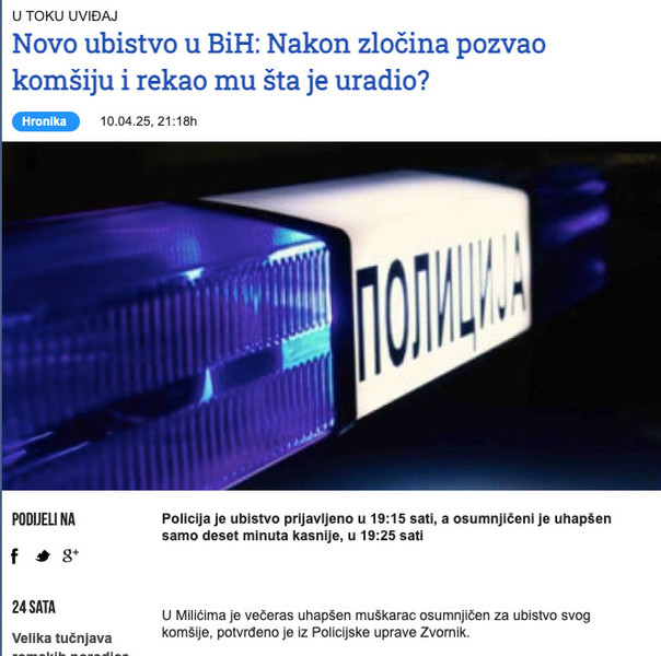 Bosnia-and-Herzegovina-avmp/Novo-ubistvo-u-BiH_-Nakon-zlocina-pozvao-komsiju-i-rekao-mu-st