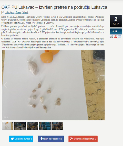 Bosnia-and-Herzegovina-avmp/OKP-PU-Lukavac--Izvrsen-pretres-na-podrucju-Lukavca--Ministars