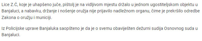Bosnia-and-Herzegovina-avmp/Od-drogiranog-lica-oduzet-gasni-pistolj1